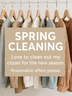 Spring Cleaning Closet Clean Out